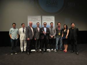 Ringo Lam with his crew.